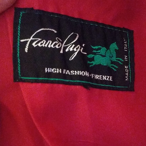 Soft Red Italian Leather "Franco Pagi" Jacket - Picture 4 of 6